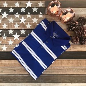 Nike golf polo size large blue striped 🏌️‍♂️⛳️